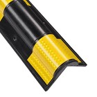 31" Rubber Round Edge Corner Guard Protector reflective yellow safety strips 2pc — photo 2