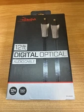 Rocketfish 12’ Digital Optical Audio Cable RF-G1223 New