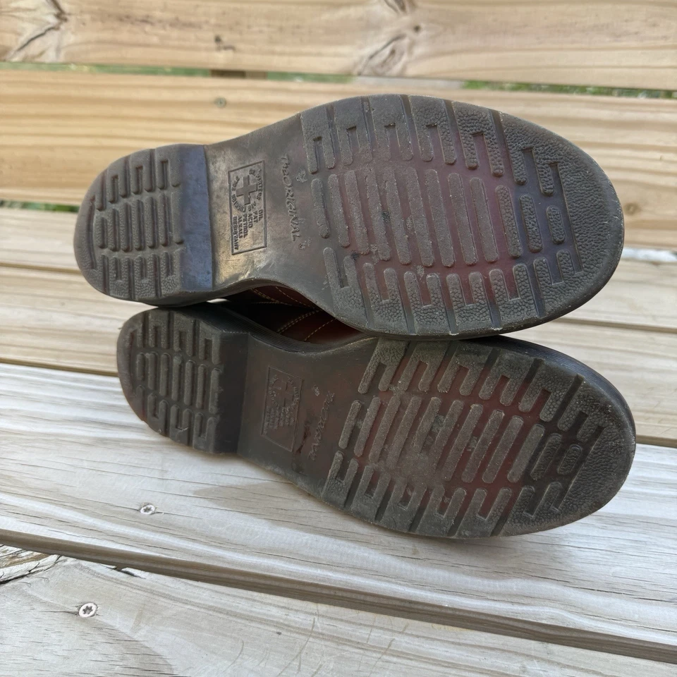 Mens Dr.Martens Dr.MARTENS CHURCH UK 8 Monkey Boots Church 5 Hole Boots Cherry - Image 3 of 4