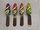 Boston Warehouse Grape Varietal Spreaders Charcuterie Stainless Steel - 4- Used
