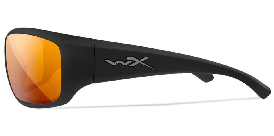 Gafas de sol envolventes negras mate polarizadas Wiley X Omega - ACOME04 Foto 3 de 4
