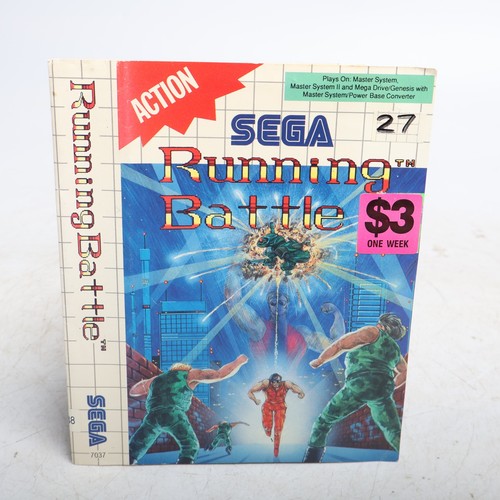 Running Battle Sega Master System - Picture 5 of 6