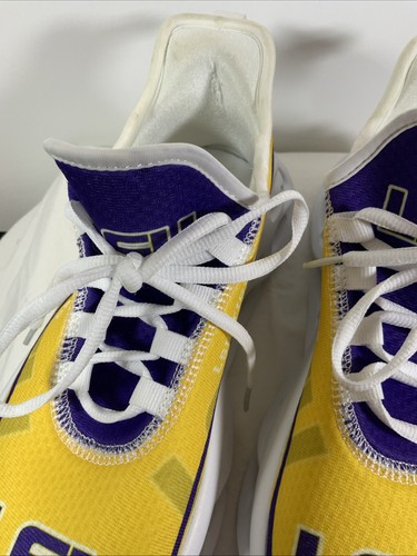 LSU Amarillo Púrpura Tenis, Zapatos para Correr, Sin Marca Hombres 9 Mujeres 10.5 Nuevo - Imagen 10 de 12