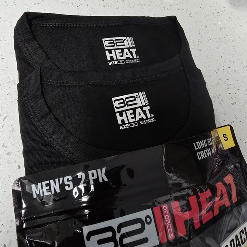 T-shirt e pantaloni termici uomo 32 gradi strato base colore nero 4 pezzi totali - Foto 5 di 10