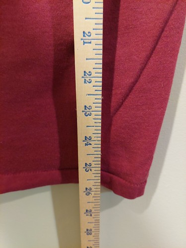 Camicia teatro Tom Sawyer Maroon vintage anni 90 taglia small etichetta Oneita punto singolo - Foto 7 di 7