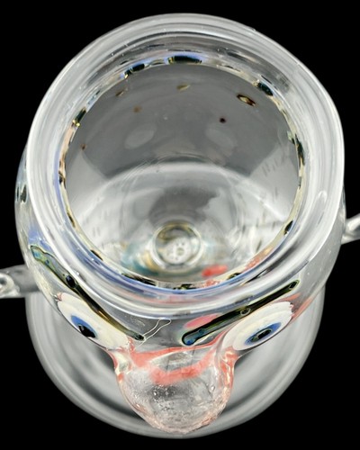 Einzigartige mundgeblasene Kunst Glas Mann stehende Figur handbemalt Details 3,5" hoch - Bild 6 von 6