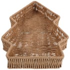 Christmas Tree Bread Basket for Snacks on Counter Imitation Wicker