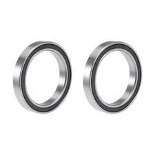 2pcs 6807-2RS Deep Groove Ball Bearing 35x47x7mm Double Sealed Chrome Bearings