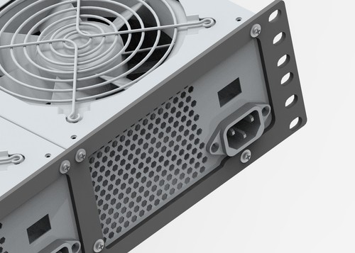 R-CASE - PUS holder for rack 19 inch assembly, up to 3x PSU ATX - Zdjęcie 3 z 7