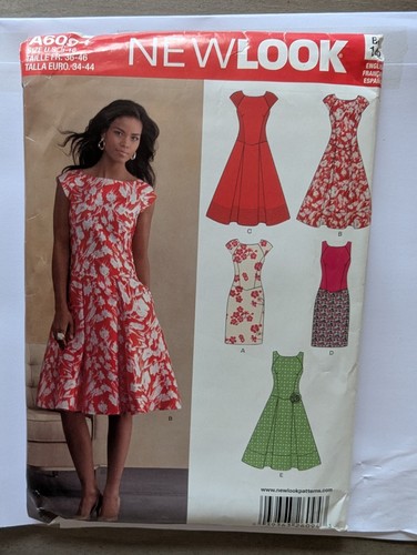 New Look A6094 Ladies Dress Sewing Pattern