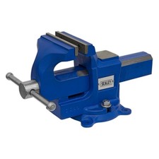 Sealey Qave100 Vice 100Mm Quick Action Swivel Base Sg Iron