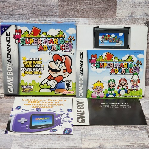 Super Mario Advance (Nintendo Game Boy Advance, 2001) CIB komplett original 