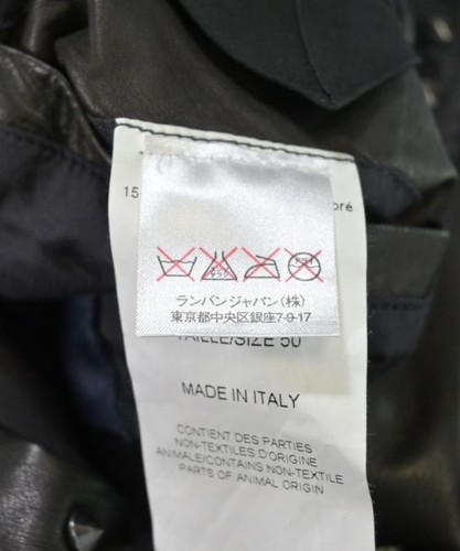 LANVIN Motercycle Jackets Black 50(Approx. XL) 2200611566010 - Picture 5 of 9