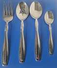 Oneida Vista Stainless Steel Flatware Serving Set – 4 Pieces, Classic Pattern