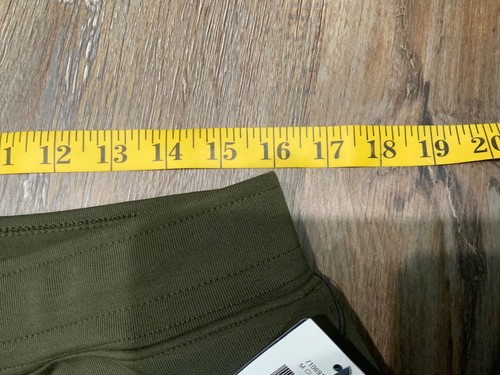 Nuevo Polo Ralph Lauren Hombre Compañía Verde Oliva Sólido Doble Punto Pantalones Cortos Talla M - Imagen 8 de 8
