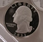 2021 Washington Quarter Crossing the Delaware Proof Silver S