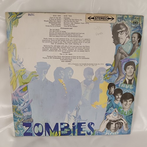 Rare Zombies Odyssey and Oracle Original Near Mint Condition 1968 Vinyl Stereo - Picture 4 of 24