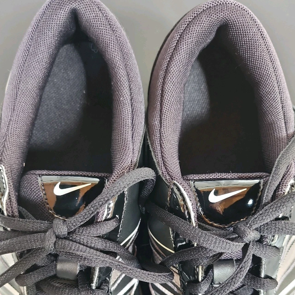 Nike Golf Delight Cleats Womens 8.5 Black Leather Lace Up Soft Spike (Worn Once) - Image 4 of 4