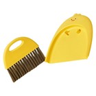  1 Set Cartoon Animal Molding Mini Broom and Dustpan for Table Auto Countertop