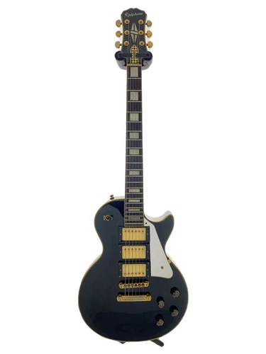 Epiphone Lp Custom 3Pu/2015/Blk/Electric Guitar/Les Paul Type/Black/Hhh//