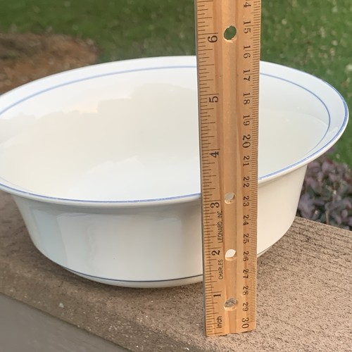 LENOX Chinastone “For the Blue Patterns” 8" Round Vegetable Serving Bowl RARE - Picture 11 of 11