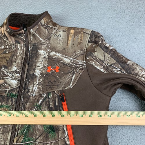 Under Armour Ayton Coldgear Storm Camo Jacket Realtree Xtra Mens Large Sherpa - Picture 6 of 13