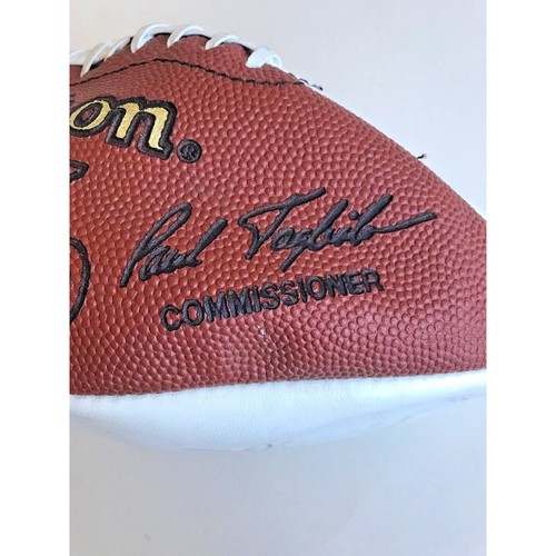 Jamal Anderson Autographed Official NFL Wilson Football - Picture 6 of 12