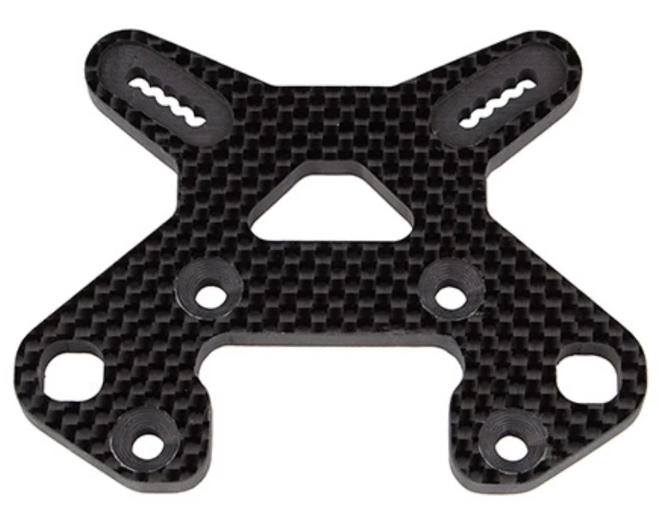 Team Associated Factory Team 81503 RC8B4 Front Carbon Fiber Shock Tower - Image 3 of 3
