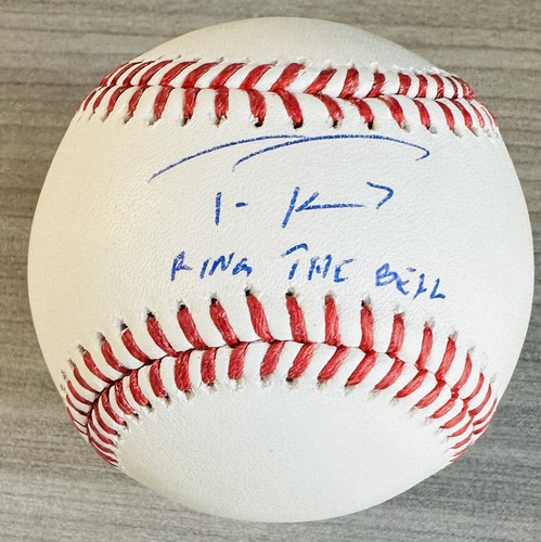TREA TURNER signed BASEBALL Phillies handsigniert Baseball Ring The Bell Beckett - Bild 2 von 6