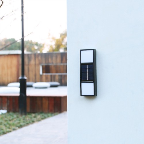 Solar Light Outdoor LED Solar Light Outdoor Solar Wall Light For Front Door - Picture 6 of 12
