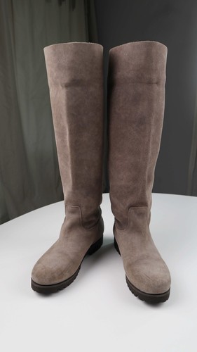 Shabbies Amsterdam Stiefel Braun Wildleder 40 Lang Lederstiefel - Bild 6 von 10