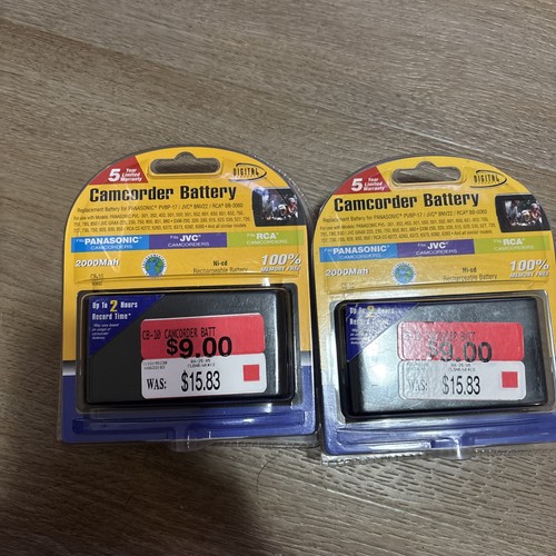 NEW Digital Concepts Camcorder Battery 2000Mah Replacement for Panasonic PVBP-17 - Picture 1 of 4