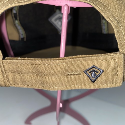 First Tactical Tan Strapback Adjustable Baseball Cap Hat Embroidered - Picture 5 of 8