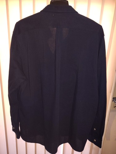 Polo Ralph Lauren Featherweight Mesh Shirt NAVY BLUE SZ XXL +🆓 SOCKS INCLUDED - Picture 3 of 18
