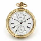 Antique Longines Continental 14K Gold-Filled Swiss-Made Pocket Watch #WB5033-1