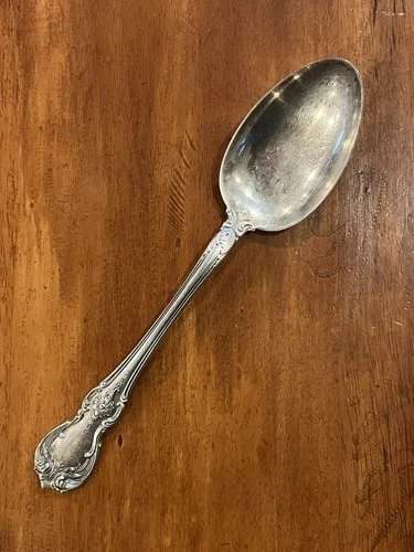 Towle Old Masters  Vintage Sterling Silver Serving  Spoon 8.5" ~ 76 gm