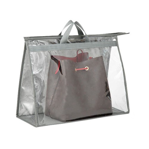 Bolso de mano de PVC bolsa de almacenamiento bolsa transparente organizador cubierta antipolvo almacenamiento de ropa - Imagen 7 de 13