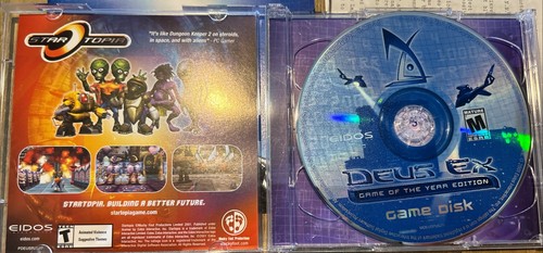 Deus Ex: Edición Juego del Año (PC, 2001) Big Box CIB - Raro Artículo de Coleccionista - Imagen 2 de 8