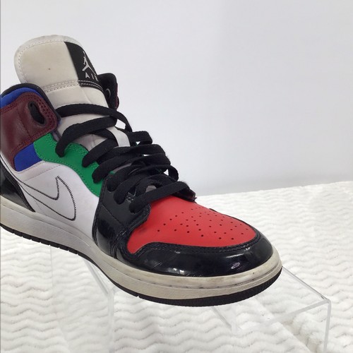 Nike Air Jordan 1 Mid SE Womens Size 9 Red Athletic Basketball Shoes Sneakers - Picture 14 of 14