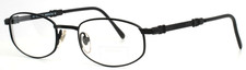 FENDI FENDISSIME F116 876 Black Womens Rectangle Eyeglasses 49-19-135