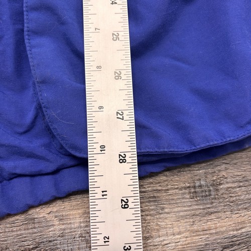 Vintage Snickers Blue Mens L Parka Snap Embroidered Hooded Fleece Lined Jacket - Picture 13 of 13