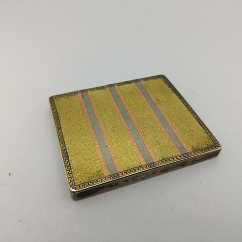 ART DECO 3 COLORS BOX SILVER 935 VINTAGE UNIQUE HALLMARK FRANCE VERY RARE - Picture 14 of 14