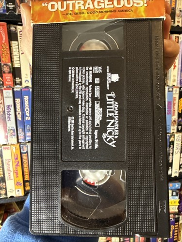 Little Nicky 2000 VHS Rare Original Release NON RENTAL  - Picture 3 of 3