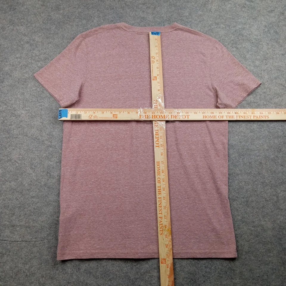 Abercrombie Fitch Shirt Mens Medium Pink Heather Crewneck Logo Tee Casual - Image 4 of 4