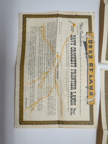 Klondike Big Inch Land Co.  Six Deeds of Land dated June 15th, 1955. Lot Of  - Picture 5 of 13