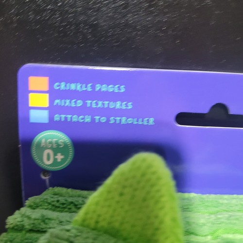 Libro suave marioneta dinosaurio sensorial Snuggles NUEVO - Imagen 3 de 9