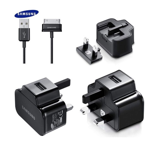 GENUINE SAMSUNG GALAXY TAB 2 / 10.1 / 7.0 / NOTE 10.1 / USB MAINS WALL CHARGER - 第 1/2 張圖片