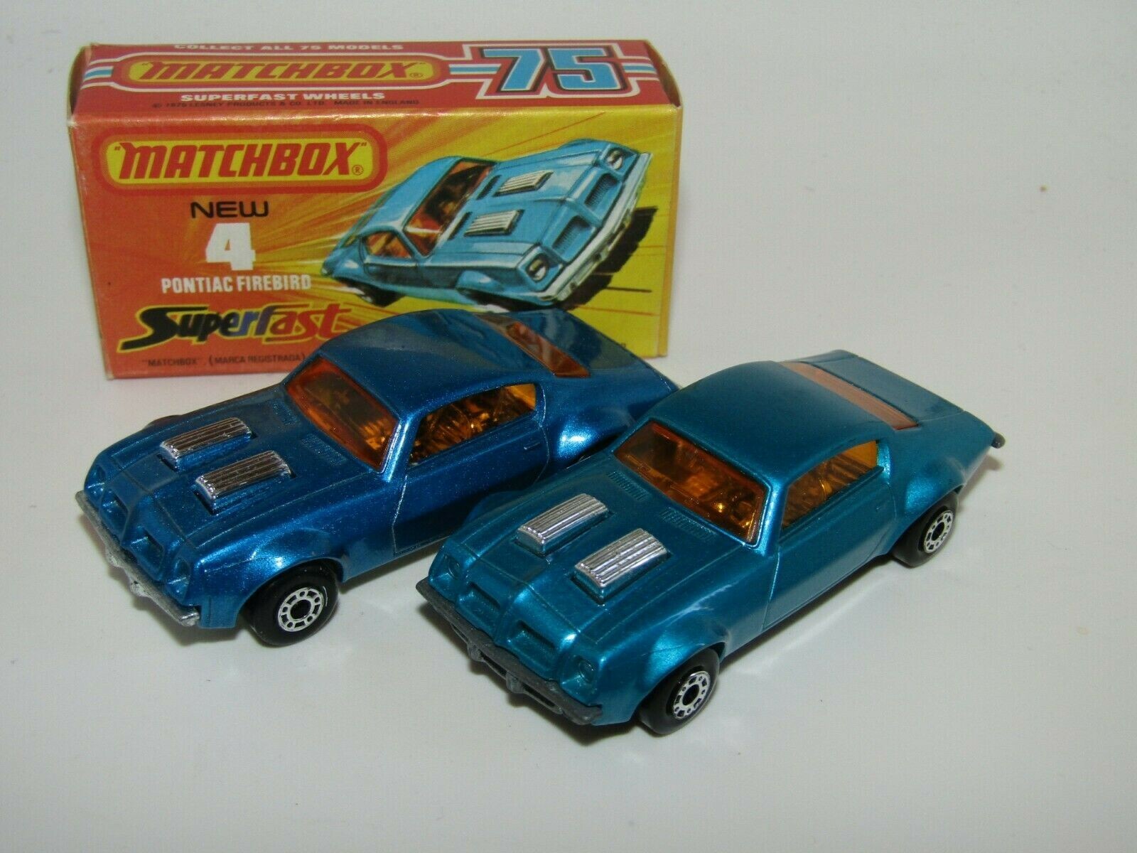 MATCHBOX SUPERFAST Nº 4 PONTAIC Firebird Bleu Bleu Bleu Foncé VNMIB e892a5 MATCHBOX SUPERFAST Nº 4 PONTAIC Firebird Bleu Bleu Bleu Foncé VNMIB e892a5