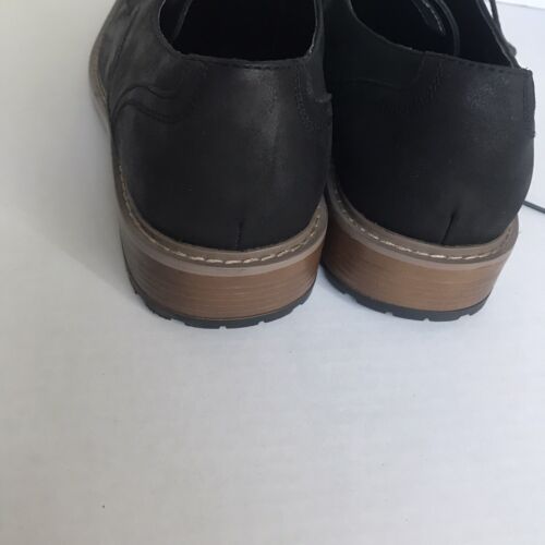 Mens Perry Ellis Portfolio Sterling Dress Shoes Black Size 10 EUC - Picture 4 of 8