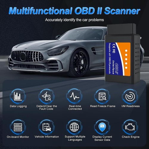 OBD2 Bluetooth Scanner for iOS/Android/Windows – Car Code Reader - Bild 2 von 6